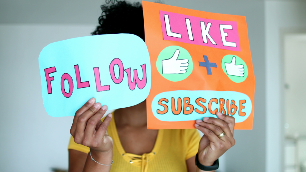 Social media followers count